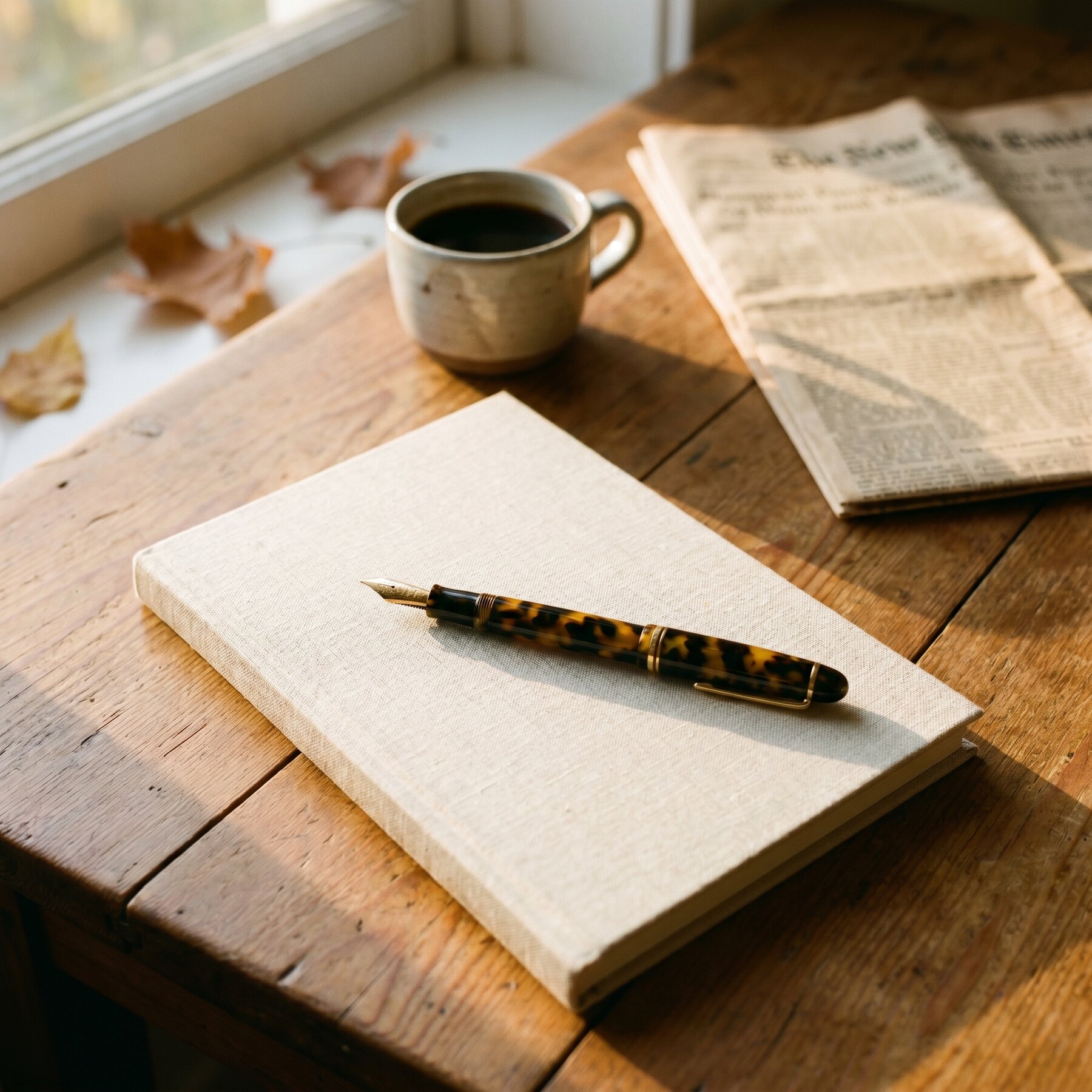 Consulting notes on a desk